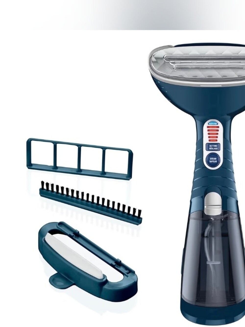 CONAIR TURBO Blue Fabric Steamer - Handheld Garment Steamer